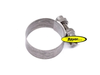Morsetto, acciaio inossidabile, sinistro, silenziatore anteriore sul silenziatore posteriore, acciaio inossidabile, BMW R65GS R80G / S R80ST