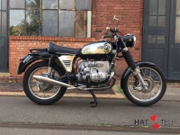 Gunball 100,  Edelstahl Sportauspuff R100  38mm gebürstet