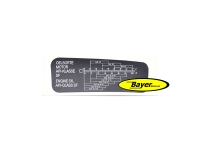Label right for instrument panel for RS-Fairing, BMW R100RS