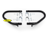 Cylinder protection bar twopiece (set) black, BMW R2V models