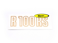 Sticker voor batterijklepje R100RS goud