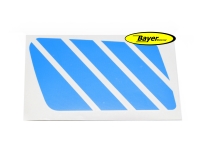 Zelfklevende film voor tank, blauw, links, R80G / S