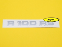 Sticker voor batterijklepje zilver BMW R100RS Monolever