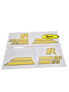Jeu d'autocollants R80GS jaune