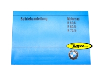 Bordbuch / Bedienungsanleitung BMW R50/5, R60/5, R75/5