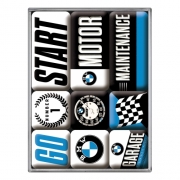 Magnetuppsättning 9 delar - BMW-motor