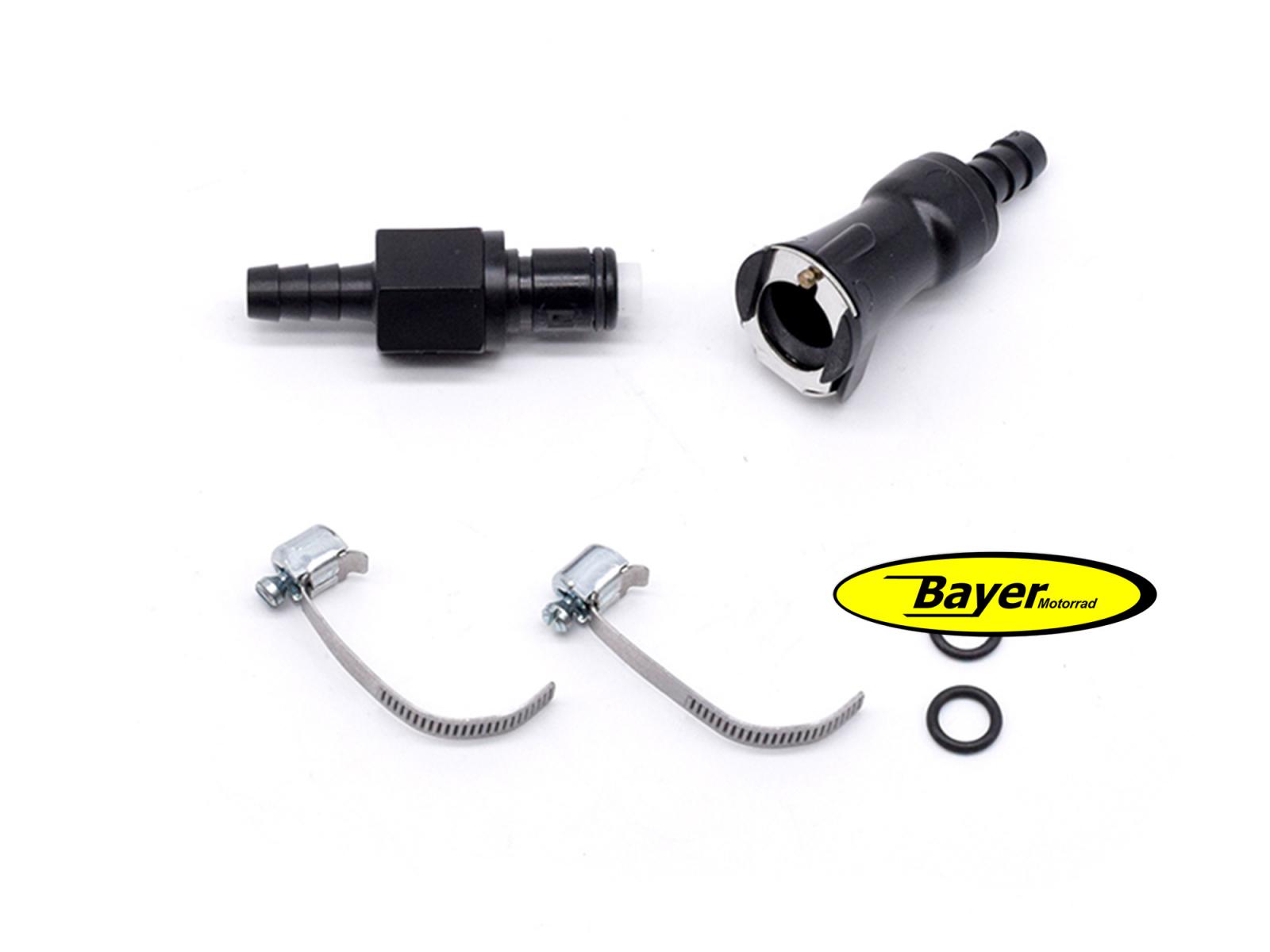 Quick disconnect coupling for 6mm fuel hose, BMW R2V boxer models