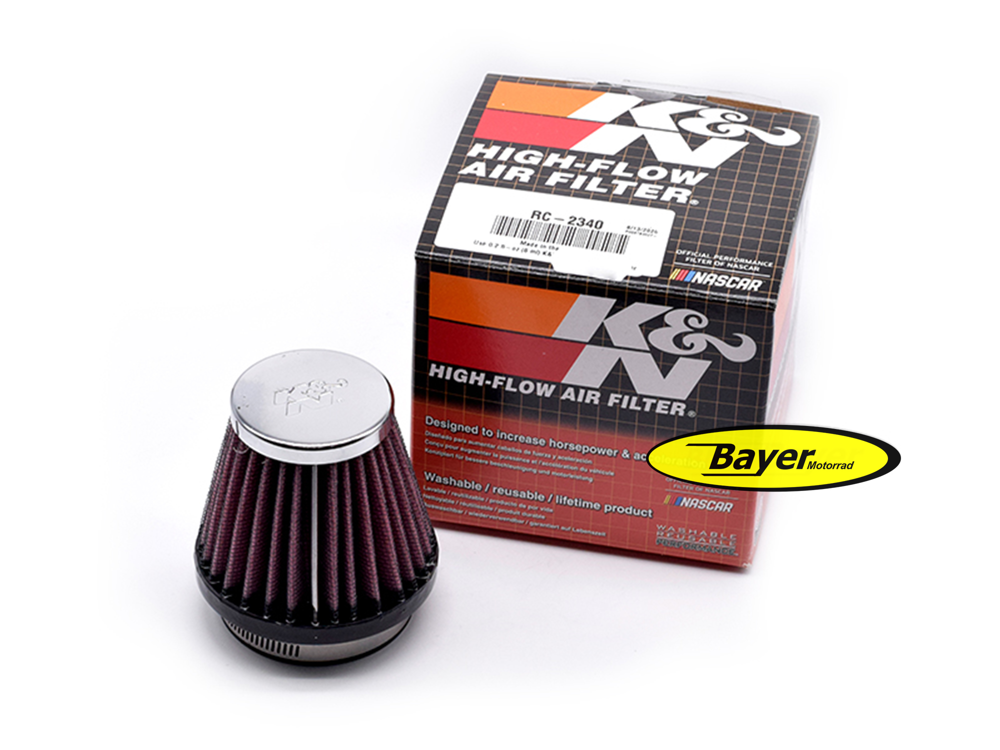K&N Luftfilter Universal aus Gummi - 76mm Flansch, 113mm Untendurchmesser,  89mm Obendurchmesser, 133mm Höhe (RE-5286) : : Auto & Motorrad