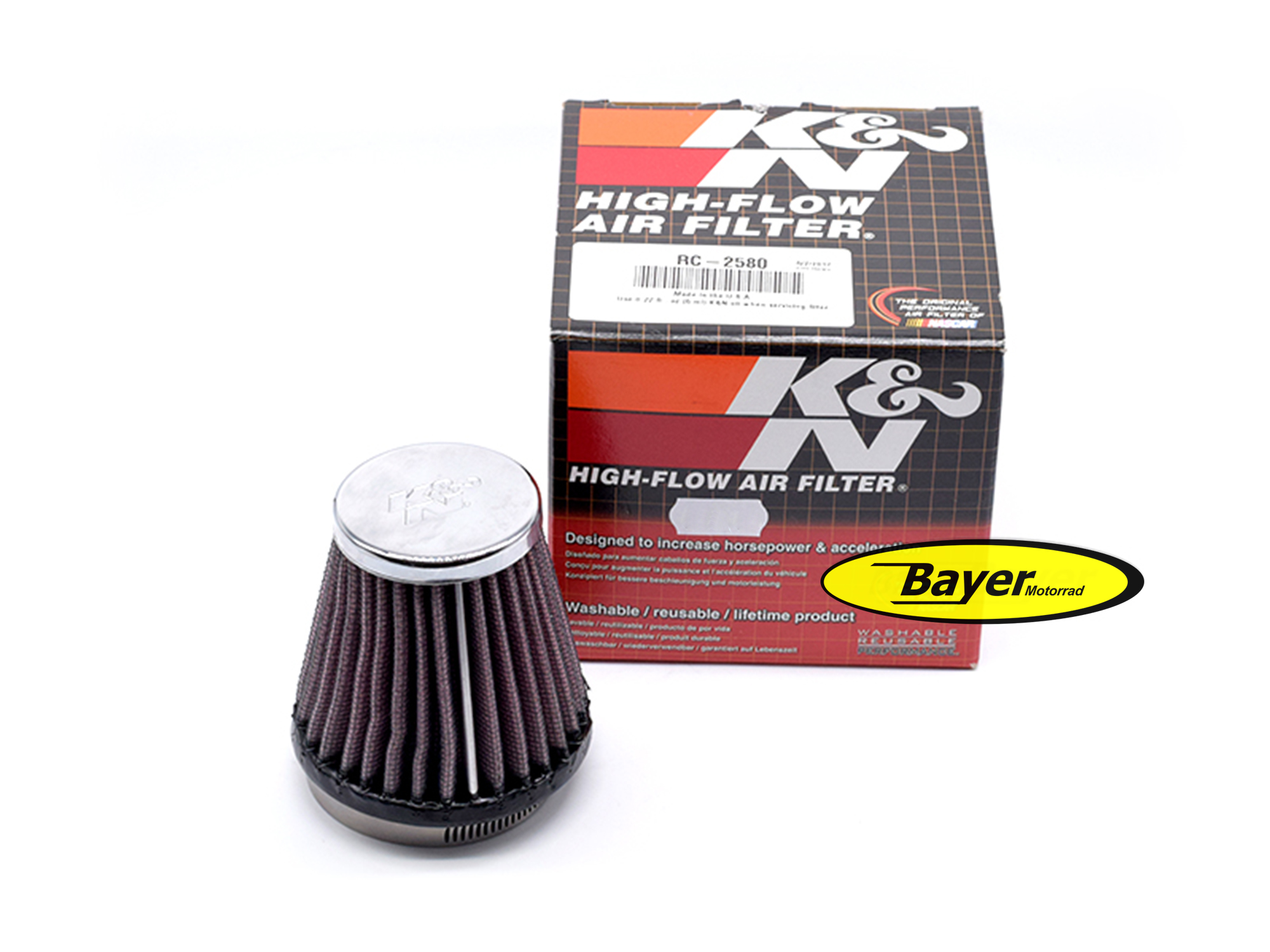 K&N Universal Sportluftfilter konisch 26er Vergaser K+N kn BMW