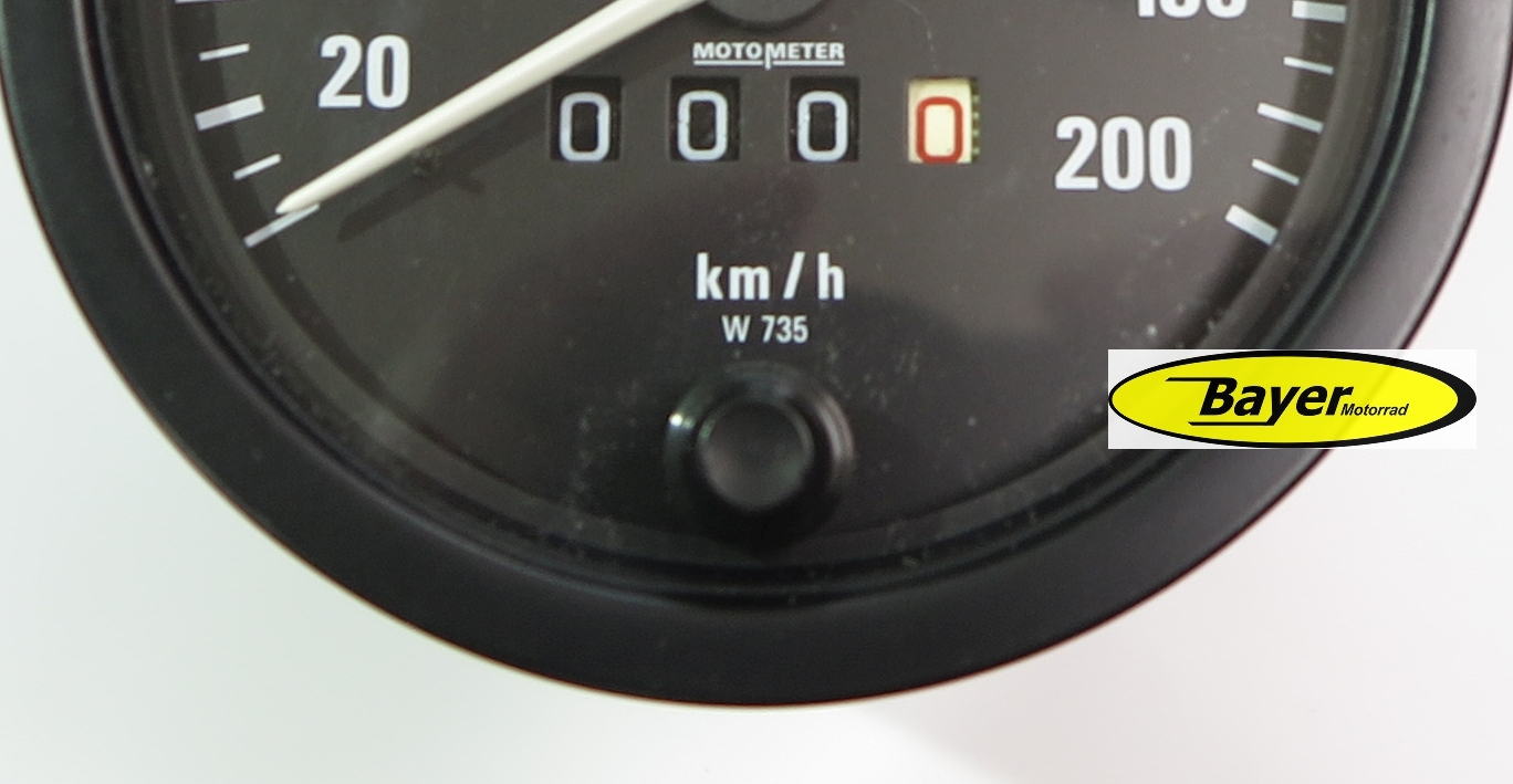 Original BMW Tachometer überholt W735 BMW R80GS ab 90