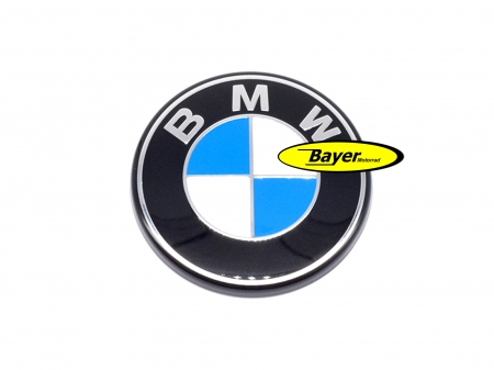 BMW embleem 45 mm met chromen rand