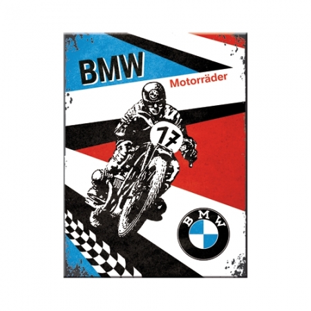 Magneet 6x8cm BMW - motorfietsen