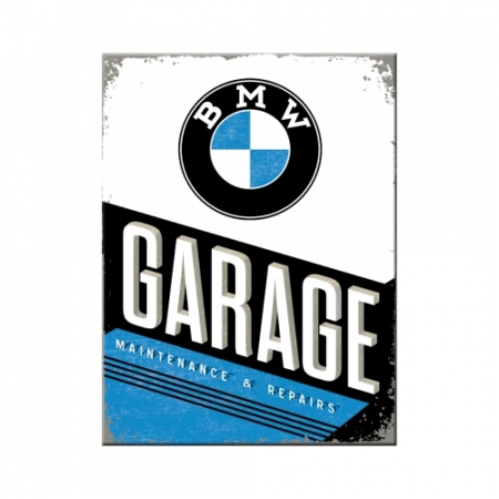 Magneet 6x8cm BMW - garage