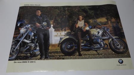 Affiche BMW originale R1200C d'environ 83x59 cm