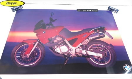 Affiche BMW d'origine-F650-ca. 83x59