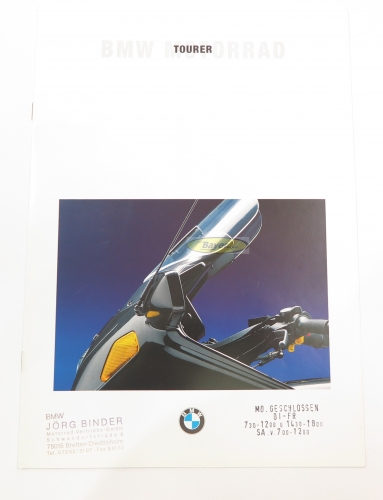 Original BMW Prospekt R80RT R100RT K75RT K1100LT - Tourer