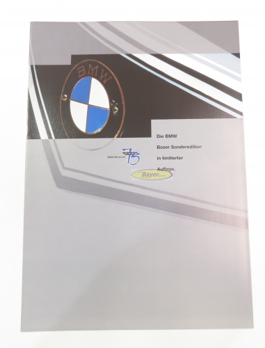 Originální brožura BMW - BMW Motorrad 75 - speciální vydání