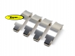 Set Clip STAINLESS STEEL for air cleaner housing, BMW R2V models up to 09/80