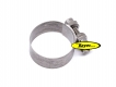 Morsetto, acciaio inossidabile, sinistro, silenziatore anteriore sul silenziatore posteriore, acciaio inossidabile, BMW R65GS R80G / S R80ST