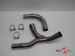 Y-Pipe Stainless steel "PURE Craft" R80GS R100GS brushed & tarnish on the visual welds