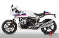 GUNBALL 60, double silencer with 60mm outlet cone, BMW nineT (Euro 3) brushed