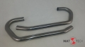 Manifoldset 40mm, without crossover pipe,  Stainless steel polished