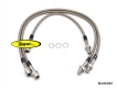 Stainless-steel braided brake hose 320mm brake disc 3410490 Inox, Steel mesh is not covered