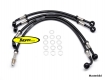 Staal gevlochten remleiding voor en achter, BMW R1150GS type: R21 vanaf 99 zonder ABS