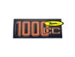 Decal per coperchio batteria 1000cc rosso / oro