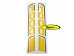 Set di decalcomanie 1000 giallo R100GS