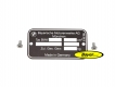 Blank plate type identification with rivet, BMW R2V  K2V  K4V, R4V up to 09/96