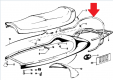 Asidero, cromo, modelos BMW R2V Boxer con asiento en S