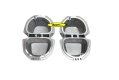Valve cover set, Alu - left and right, new part, for BMW R2V Boxer models