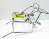 Original Hepco & Becker case holder with luggage rack, chrome, used, BMW K75 and K100 models